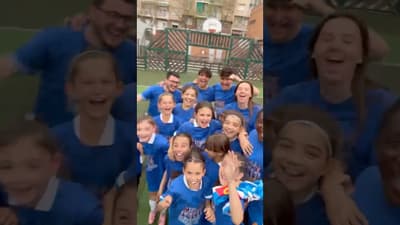 🥳 L’Aleví B Femení, campió de lliga!!! Felicitats, equip! 👏 #La21 #RCDE