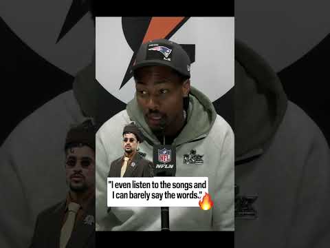 Stefon Diggs is excited to watch Bad Bunny at the Super Bowl after the game 🤝