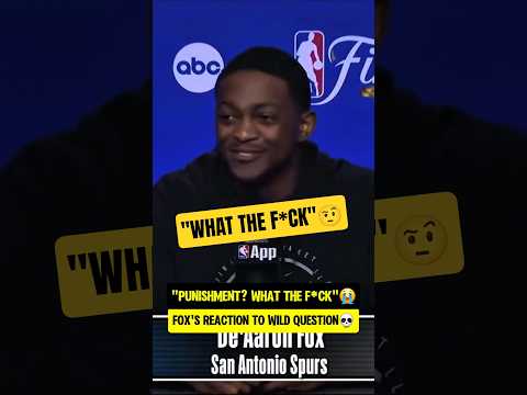 Question had De'Aaron Fox in DISBELIEF🤨