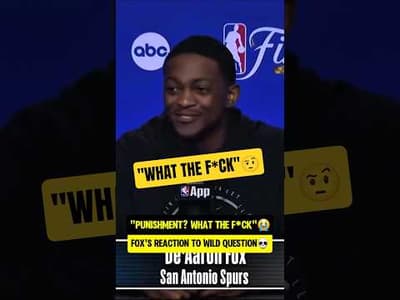 Question had De'Aaron Fox in DISBELIEF🤨