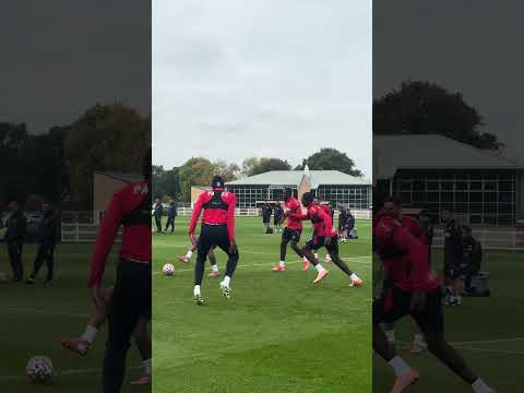 Jean-Philippe Mateta with a nutmeg even when on the floor 😂👏 #cpfc #premierleague #training