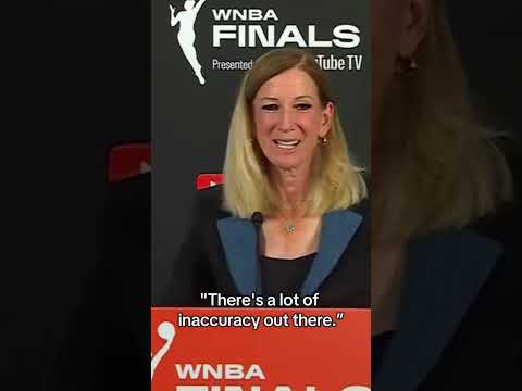 Cathy Engelbert addressed the alleged comments she made to Napheesa Collier