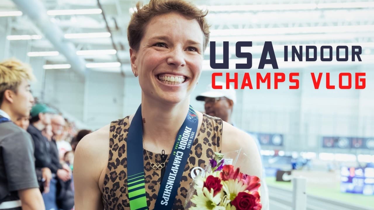 race day vlog of becoming an indoor national champion!