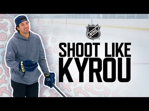 Boost Your Shot Like Jordan Kyrou | Pro Hockey Drills & Tips