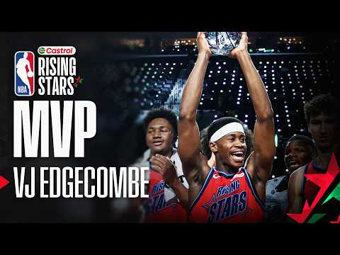 VJ Edgecombe Is The 2026 Castrol Rising Stars MVP 🏆