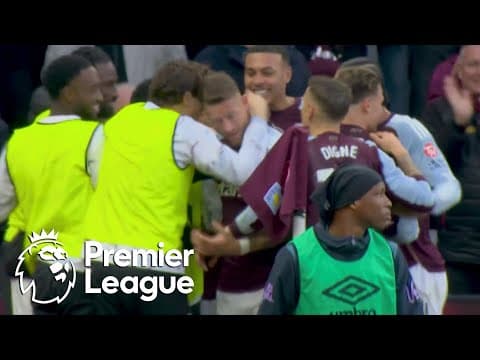 Ross Barkley heads Aston Villa 3-0 in front of Bournemouth | Premier League | NBC Sports