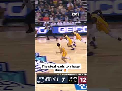 He stole that with precision 😮‍💨 #pittsburghpanthers #accbasketball #collegebasketball