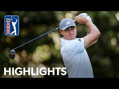 Ludvig Åberg fires 8-under 63 | Round 1 | RBC Heritage | 2026