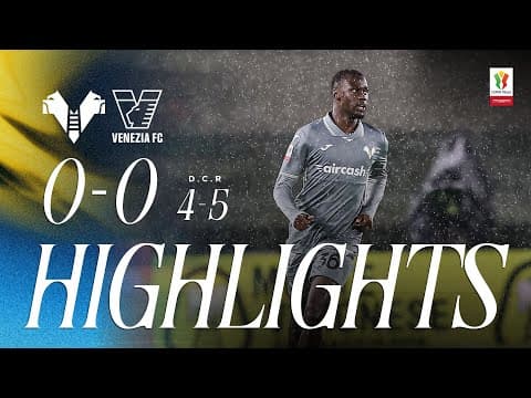 Highlights Coppa Italia Frecciarossa 2025/26 | Hellas Verona-Venezia 4-5 (d.c.r)