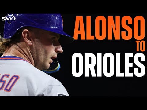 Pete Alonso leaves Mets to sign a 5-year deal with the Baltimore Orioles