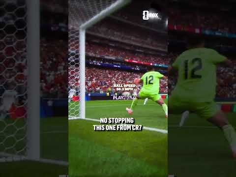 The POWER behind this Cristiano Ronaldo goal 😤