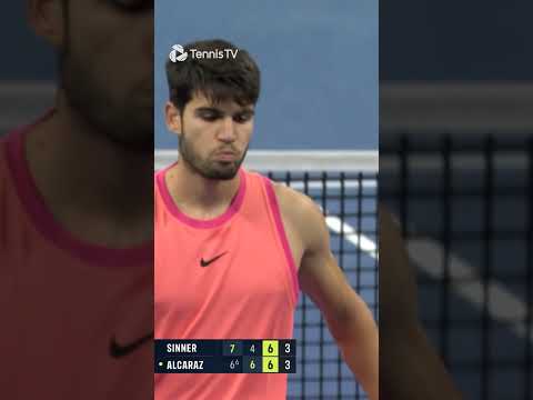 Epic Sinner vs Alcaraz Tiebreak 😨