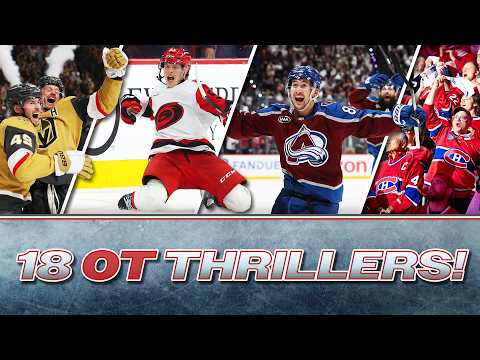18 Overtime Games. Every Winner. Stanley Cup Playoffs Drama