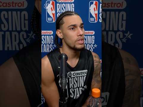 JT takes the podium ahead of the Rising Star Game to talk about his sophomore year. #LetEmKnow