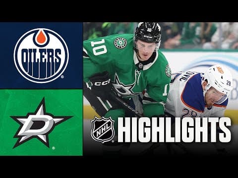 NHL Highlights | Oilers vs. Stars | November 04, 2025