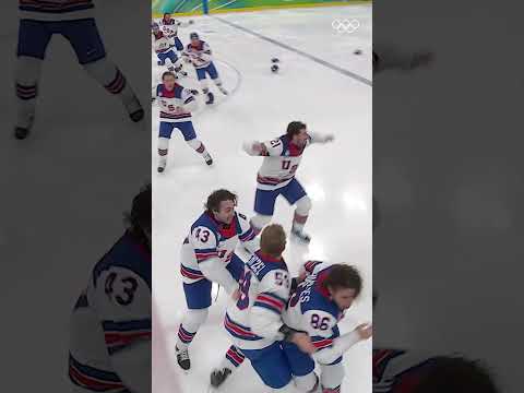 The magic of a gold medal-winning goal in overtime! ✨