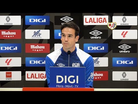 Íñigo Pérez en la previa del RCD Espanyol - Rayo Vallecano