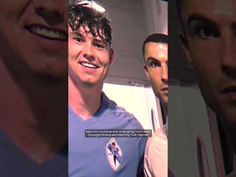 The time Jørgen met Ronaldo 🤝 #ronaldo #cristianoronaldo #alnassr