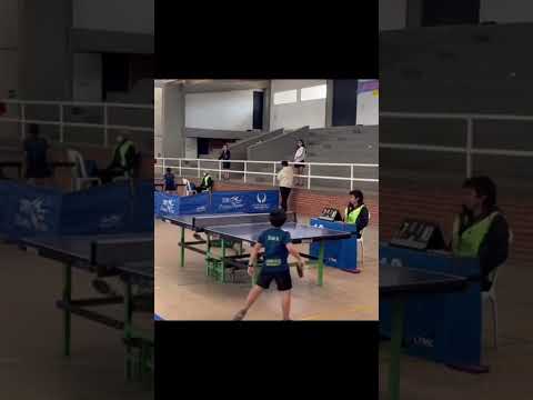 When you give it your all… even from the floor! 😂 📹 (IG): ltmc_cundinamarca #Olympics #TableTennis