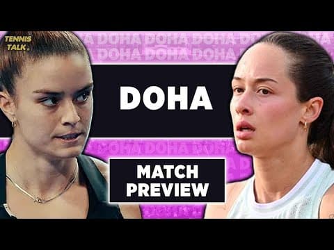 Sonmez vs Sakkari | WTA Doha 2026 | Tennis Talk Preview