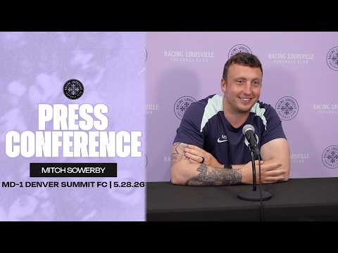 'Let's stick together, let's see it out' | Mitch Sowerby Press Conference | MD-1 Denver | 5.28.26