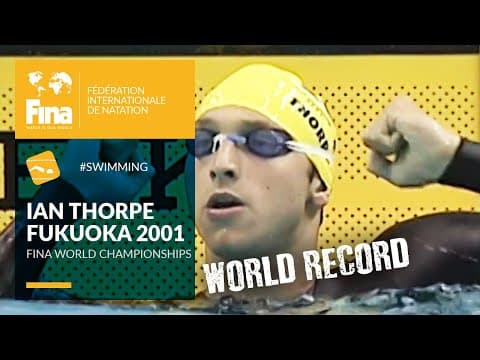 Ian Thorpe's Epic World Record Swim | Fukuoka 2001 FINA Champs