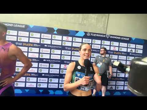 Claudia Hollingsworth After Breaking Australian 800m Record In 1:57.67 At Silesia Diamond League