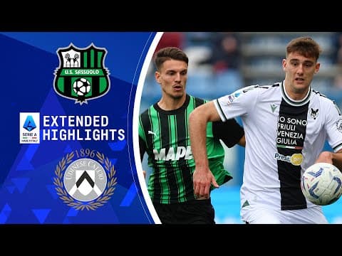Sassuolo vs. Udinese: Extended Highlights | Serie A | CBS Sports Golazo