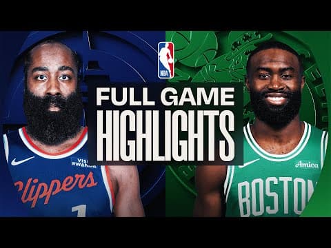 CLIPPERS at CELTICS | FULL GAME HIGHLIGHTS | November 16, 2025