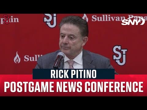 Rick Pitino praises Bryce Hopkins and Ian Jackson after St. John's rout of Harvard