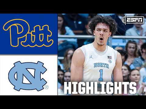 Pittsburgh Panthers vs. North Carolina Tar Heels | Full Game Highlights | ESPN College Basketball