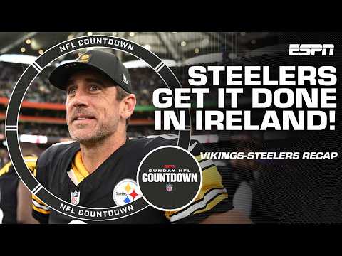 They FINALLY look like the Steelers! - Rex Ryan on Ireland win over Vikings | NFL Countdown