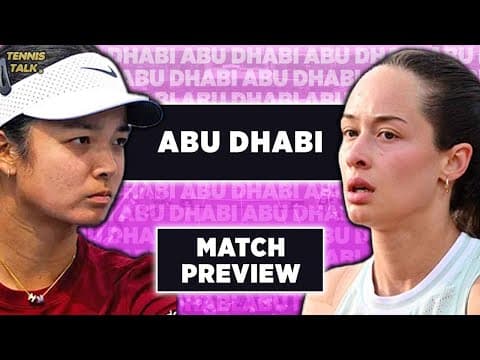 Eala vs Sonmez | WTA Abu Dhabi 2026 | Tennis Talk Preview