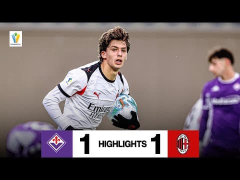 Il gol di Ossola vale un punto a Firenze | Fiorentina 1-1 AC Milan | Highlights Primavera