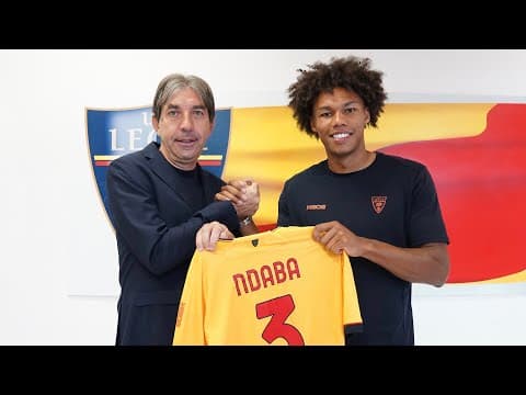 Conferenza stampa di presentazione di Corrie Ndaba