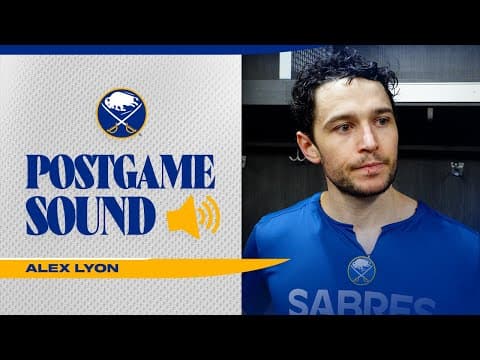 "My Process Is Feeling Good" | Alex Lyon After Shutting Out Islanders | Buffalo Sabres