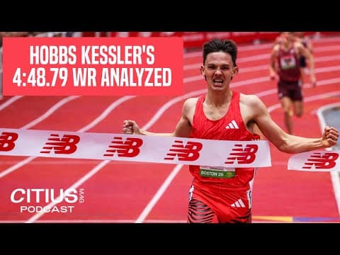 Breaking Down Hobbs Kessler's 2000m Indoor World Record at New Balance Indoor Grand Prix