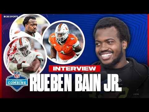 Rueben Bain Jr. NFL Combine Interview: Reacts to Mock Draft selection, NFL player comparison