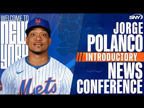 Jorge Polanco on joining Mets, getting to play with Francisco Lindor and Juan Soto