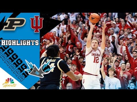 No. 12 Purdue vs. Indiana | COLLEGE BASKETBALL HIGHLIGHTS | 1/27/26 | NBC Sports