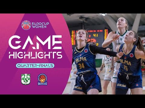 LOTTO AZS UMCS Lublin v BLMA | Quarter-Finals | Highlights | EuroCup Women 2025-26