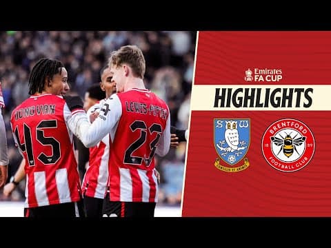 Lewis-Potter + Jensen on target in the cup 🏆 | Sheffield Wednesday 0-2 Brentford | FA Cup Highlights