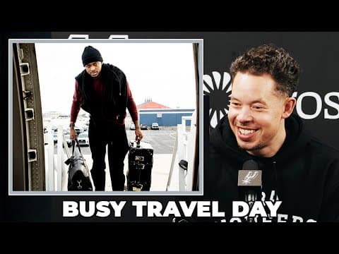 Mitch Johnson on Spurs Busy Travel Day Ahead of Back-to-Back