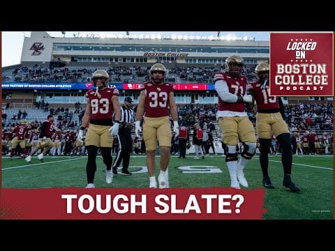 BREAKING: Boston College PUSHED Into Elite Matchups—Can They SURVIVE UNFORGIVING Opponents?