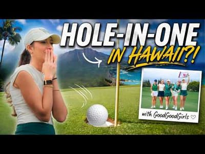 DITL Hawaii VLOG // My First HOLE IN ONE on video!