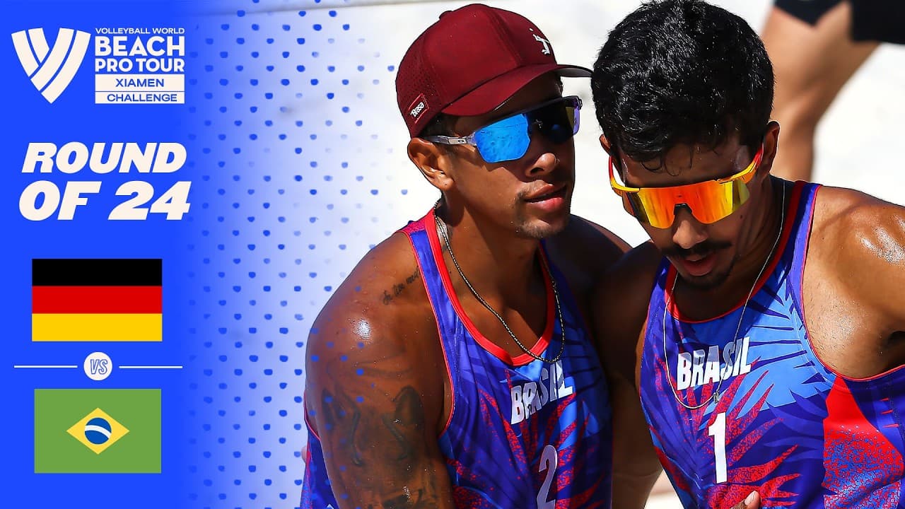 Huster/Winter vs. Henrique/Manaus - Round of 24 Highlights | Xiamen 2026 #BeachProTour