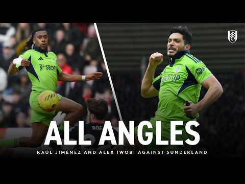 Jiménez's steely penalty and Iwobi's box-to-box finish | EVERY ANGLE OF GOALS SCORED AT SUNDERLAND