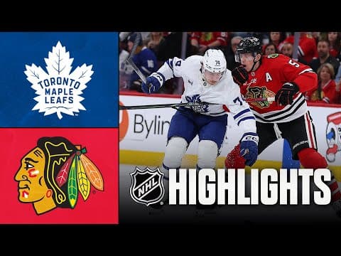 NHL Highlights | Maple Leafs vs. Blackhawks | November 15, 2025