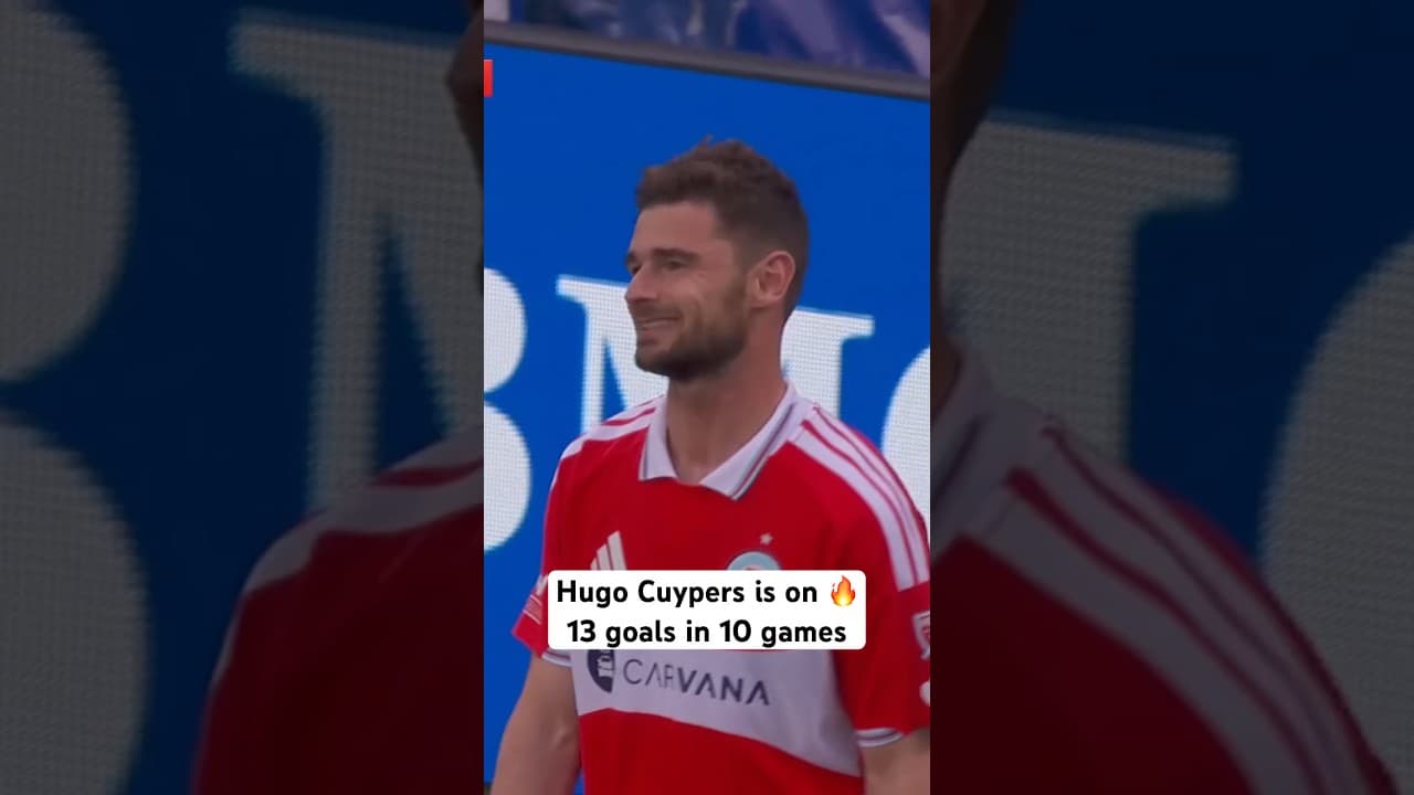 13 goals in 10 games. Hugo Cuypers is on fire 🔥