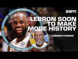 LeBron James is 11 FG AWAY from passing Kareem Abdul-Jabaar as the all-time FG leader 📈 | NBA Today